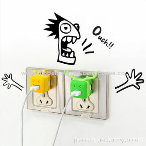 Silicon Cover Case for iPhone USB Adapter, Nice Designs for Decoration